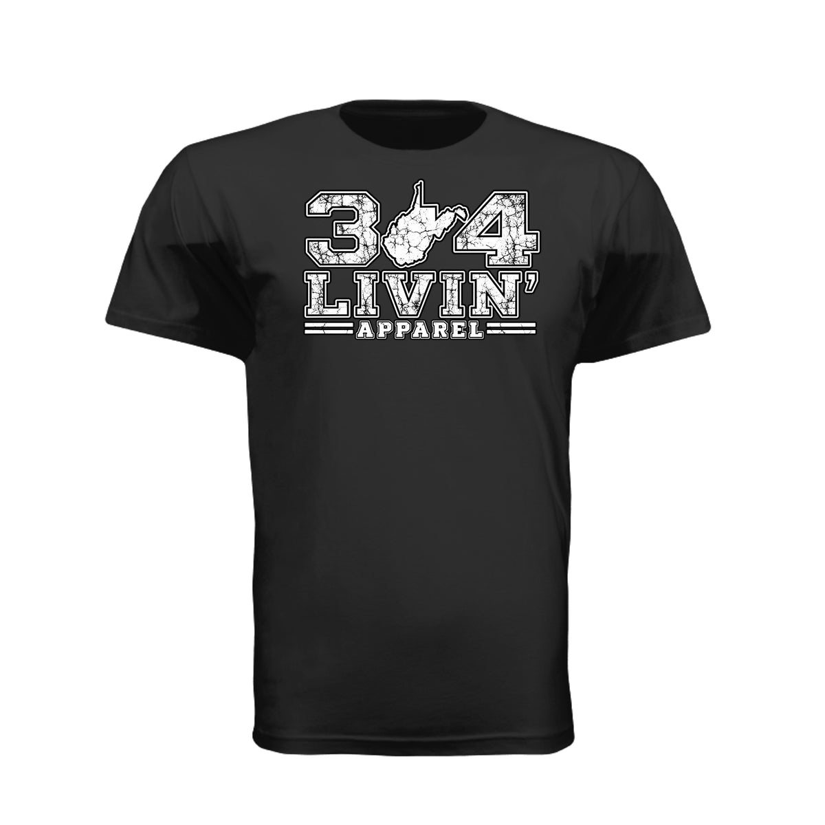 304 Livin' Apparel W Logo T